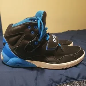 Adidas EVM 004001 Sz-8 Unisex high top Blue & Black Adidas Men main image 3